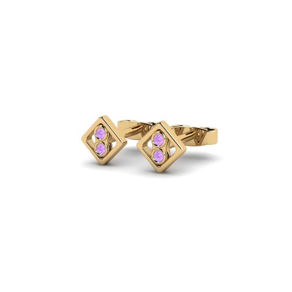 Améthyste Boucle d'oreille femme Serfdom