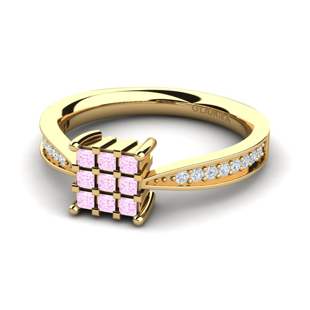 Pink Sapphire Engagement Ring Serilda