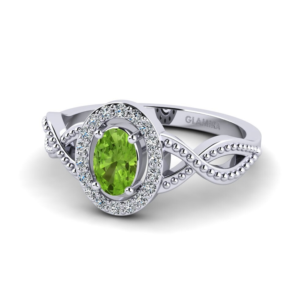 Peridot Women's Ring Seto