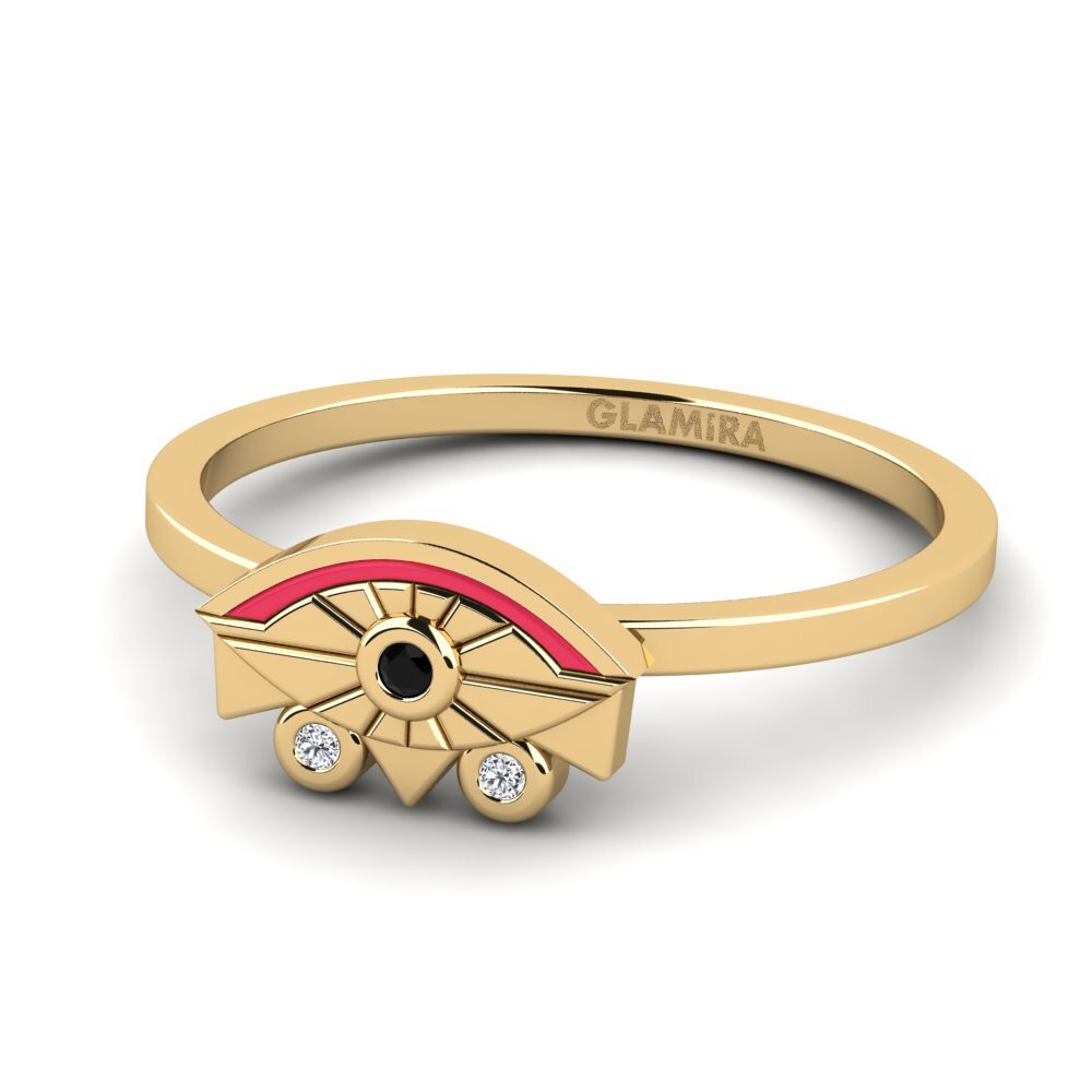 Schwarzer Saphir Ring Sgiath