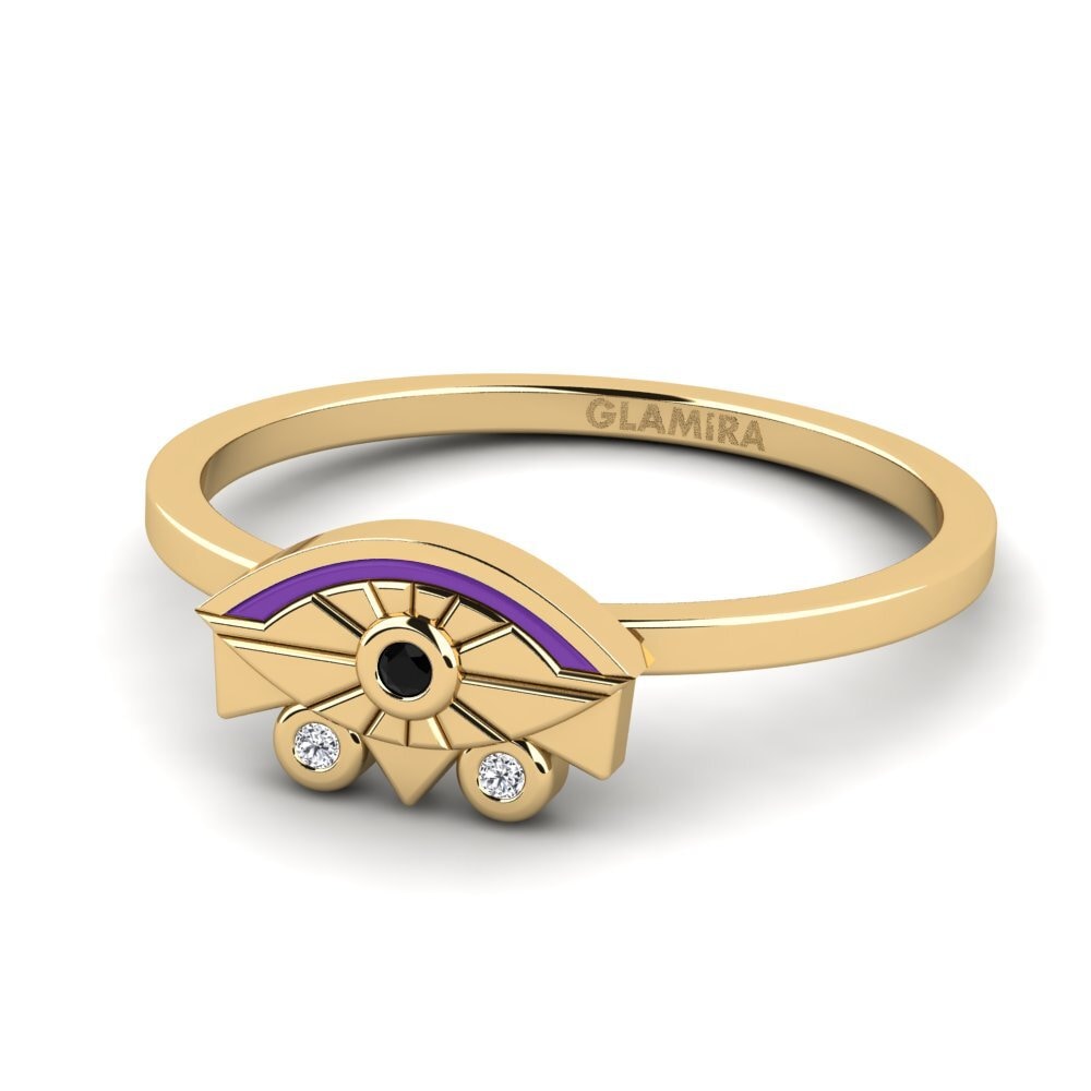 Schwarzer Diamant Ring Sgiath