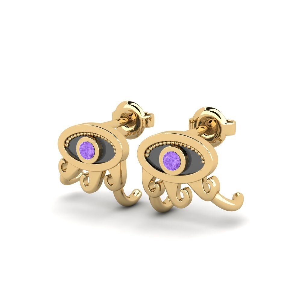 Amethyst Women's Earring Sgoilear