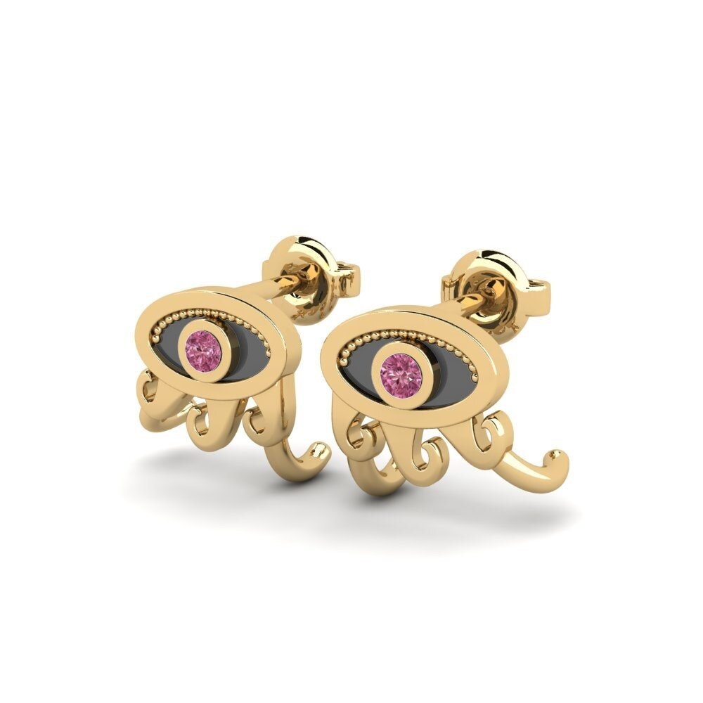 Granate Rhodolite Pendiente de mujer Sgoilear