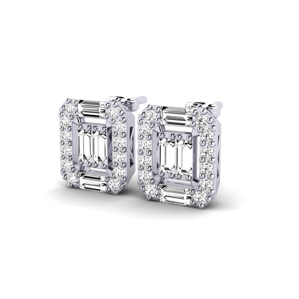 Đá Moissanite Bông tai nữ Shacko