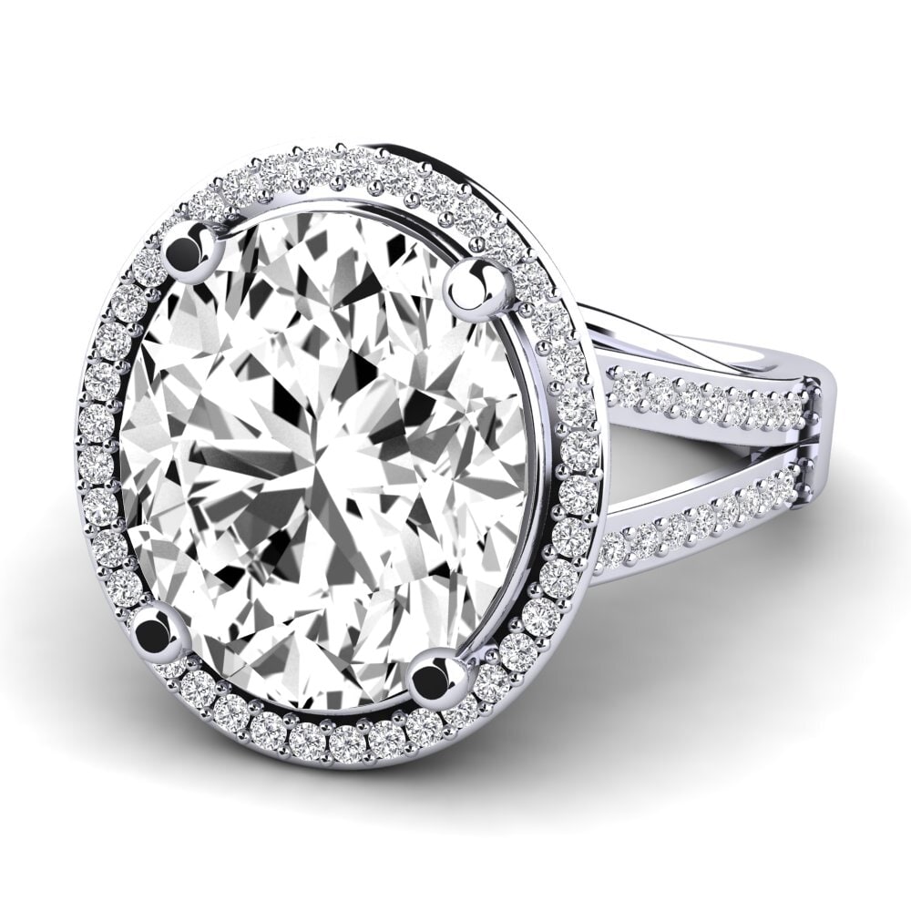 Moissanite Ring Shadia