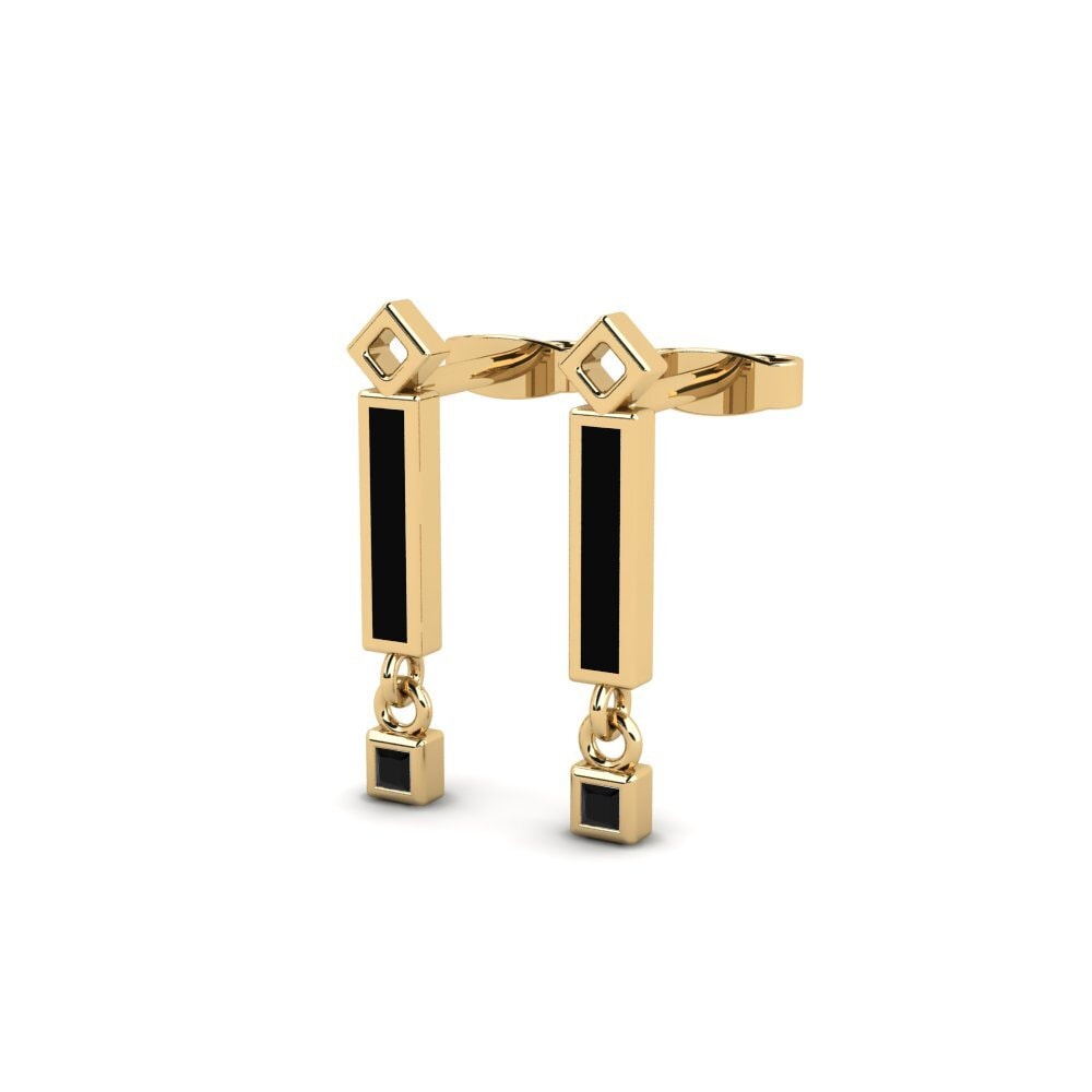 Black Sapphire Women's Earring Shakague