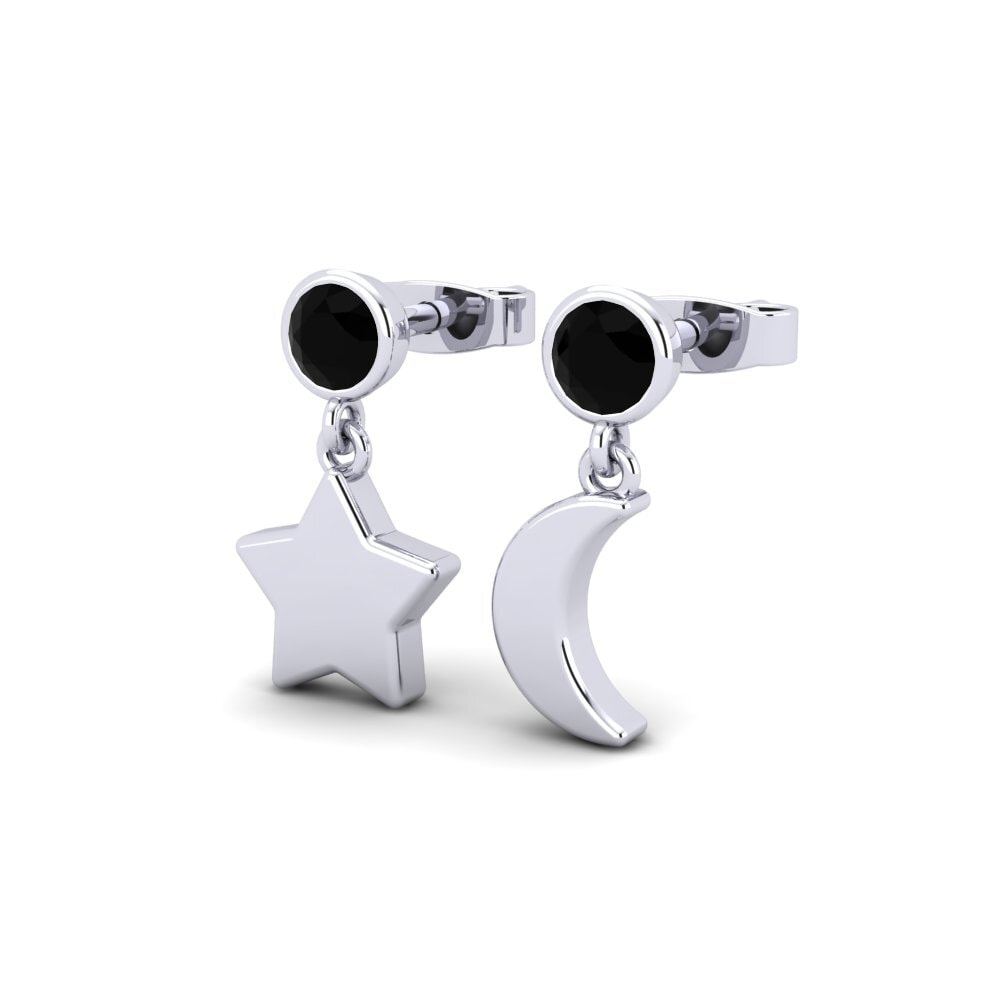Black Sapphire Women's Earring Shalev