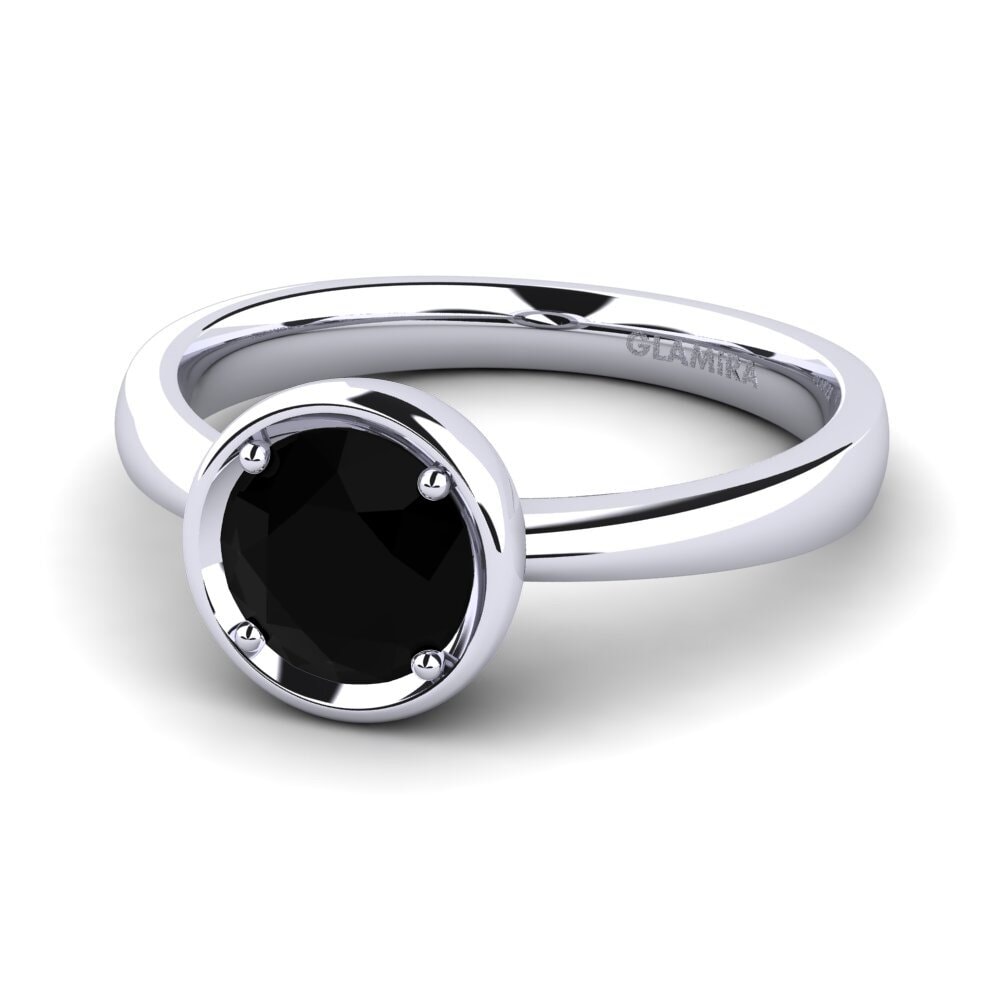 Sort Safir Forlovelsesring Shamina 1.0 crt