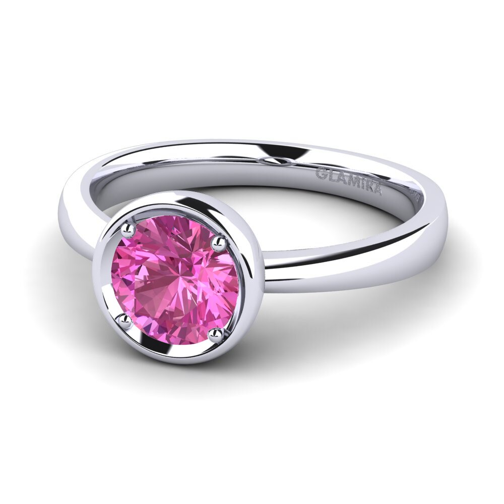 Rosa Topas Forlovelsesring Shamina 1.0 crt