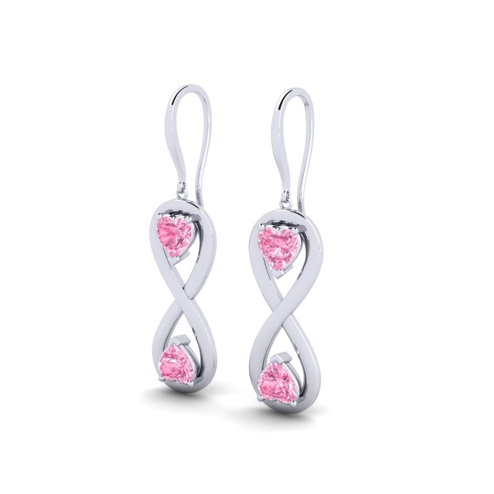 Pink Sapphire Women's Earring Shammas