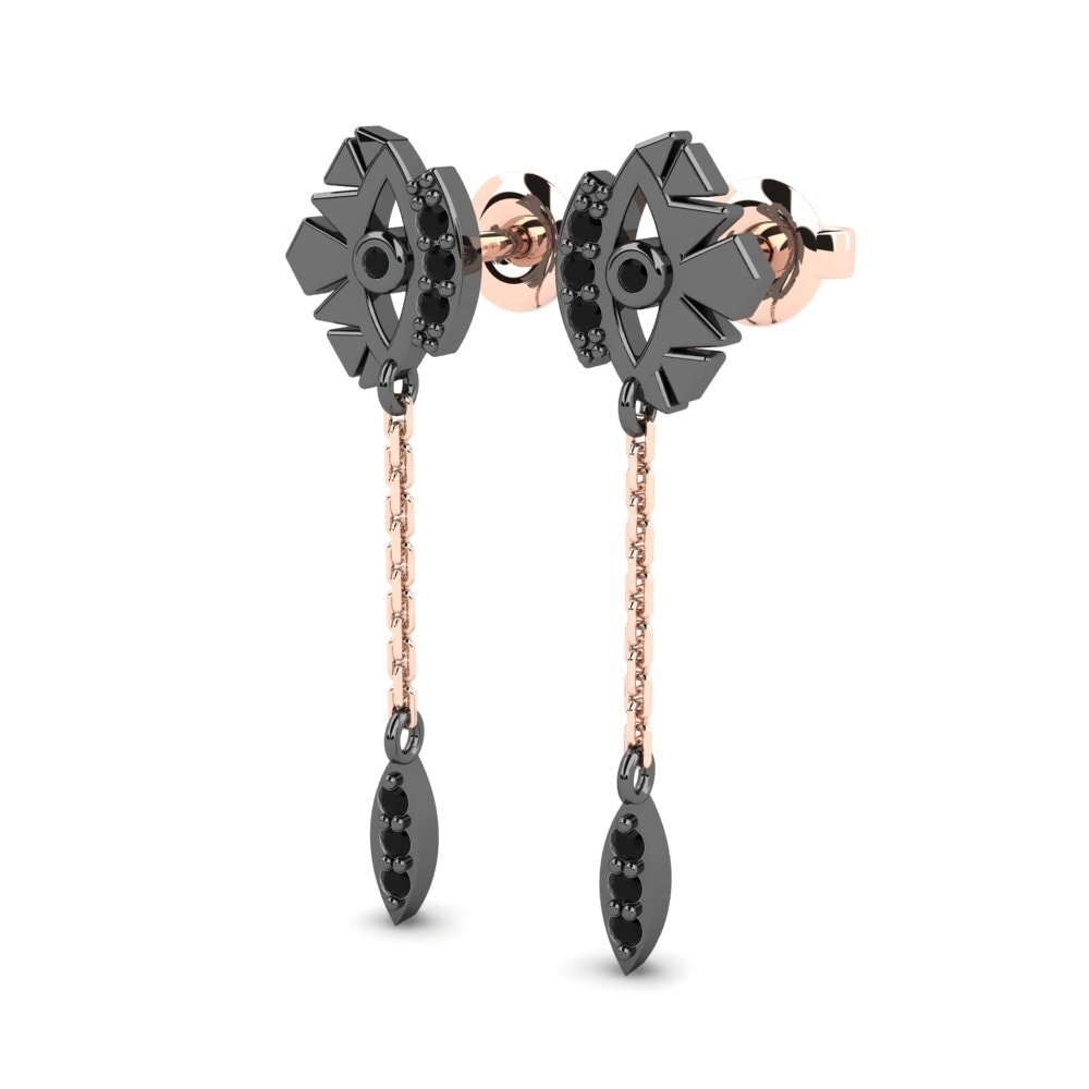 14ct Rose Gold Women's Earring Shansi - B