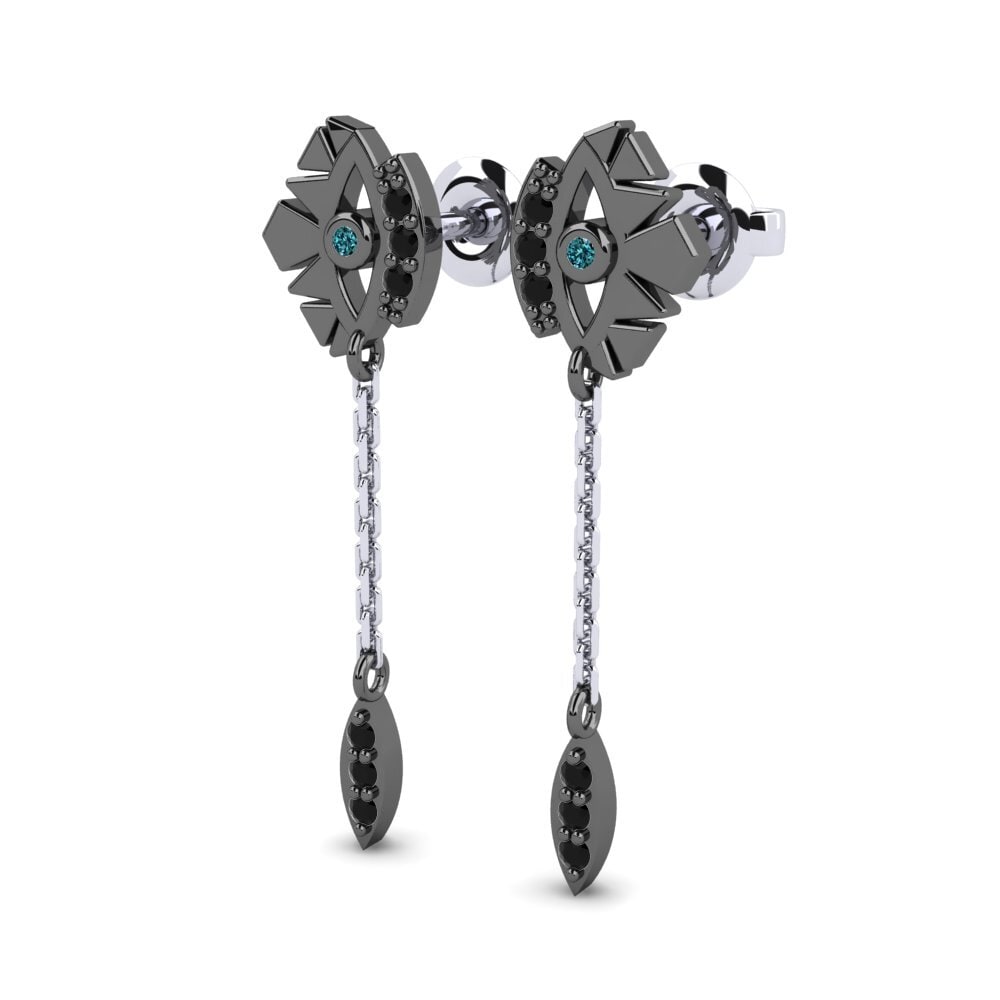 Blue Diamond Women's Earring Shansi - B