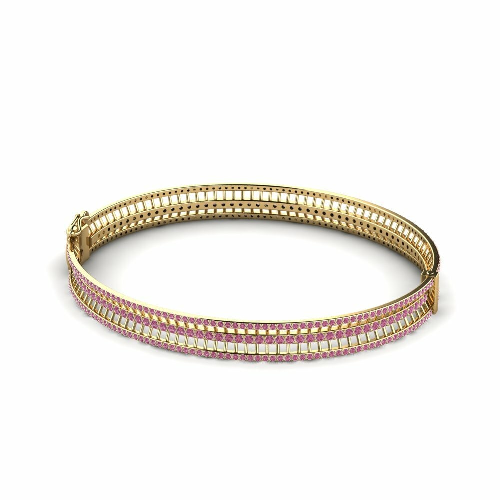 Bracelet jonc femme Shantell Grenat de Rhodolite