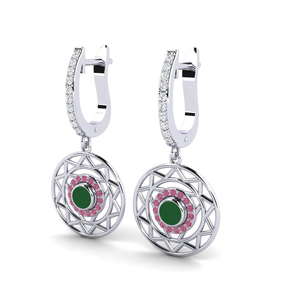 Rhodolite Garnet Women's Earring Sharleen