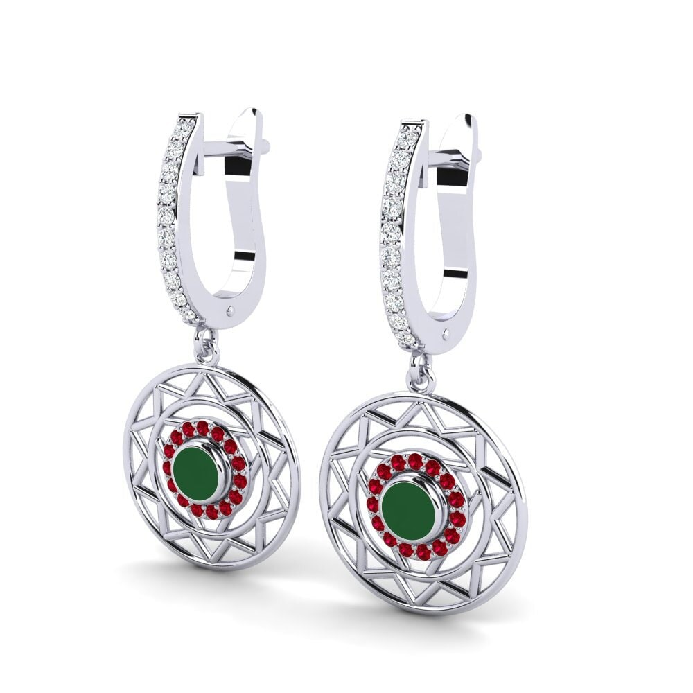 Red Zirconia Women's Earring Sharleen