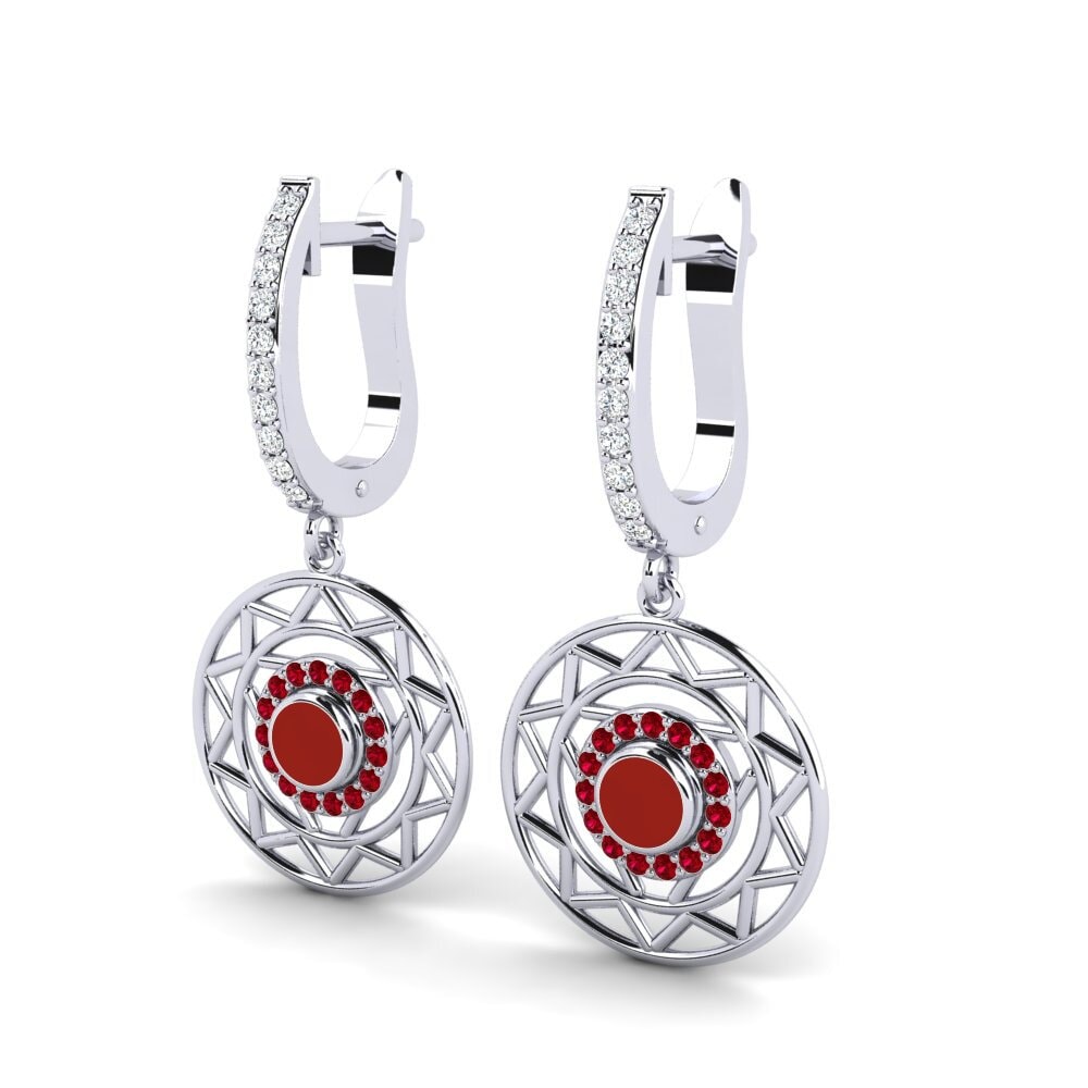 Red Zirconia Women's Earring Sharleen