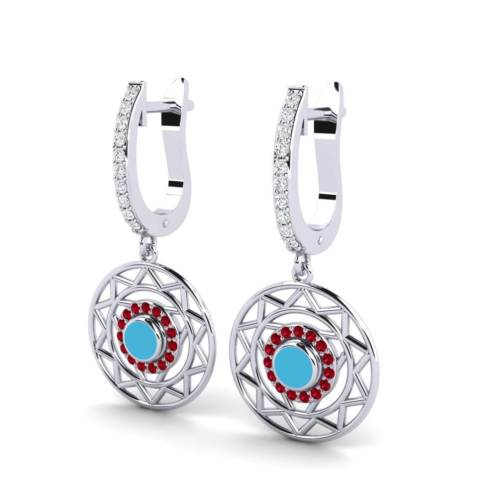 Red Zirconia Women's Earring Sharleen
