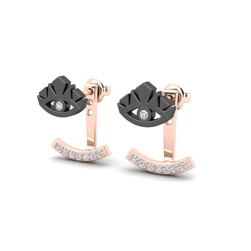 14ct Rose Gold Women's Earring Shasdy