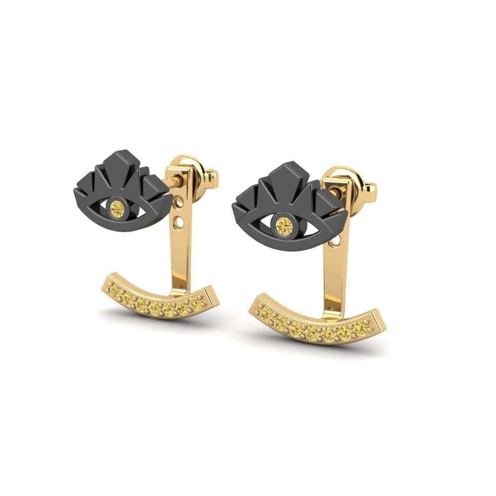 Yellow Diamond Women's Earring Shasdy
