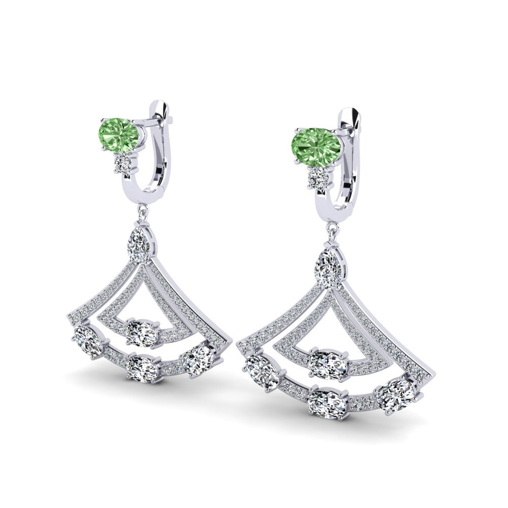 Green Diamond Women's Earring Shaun