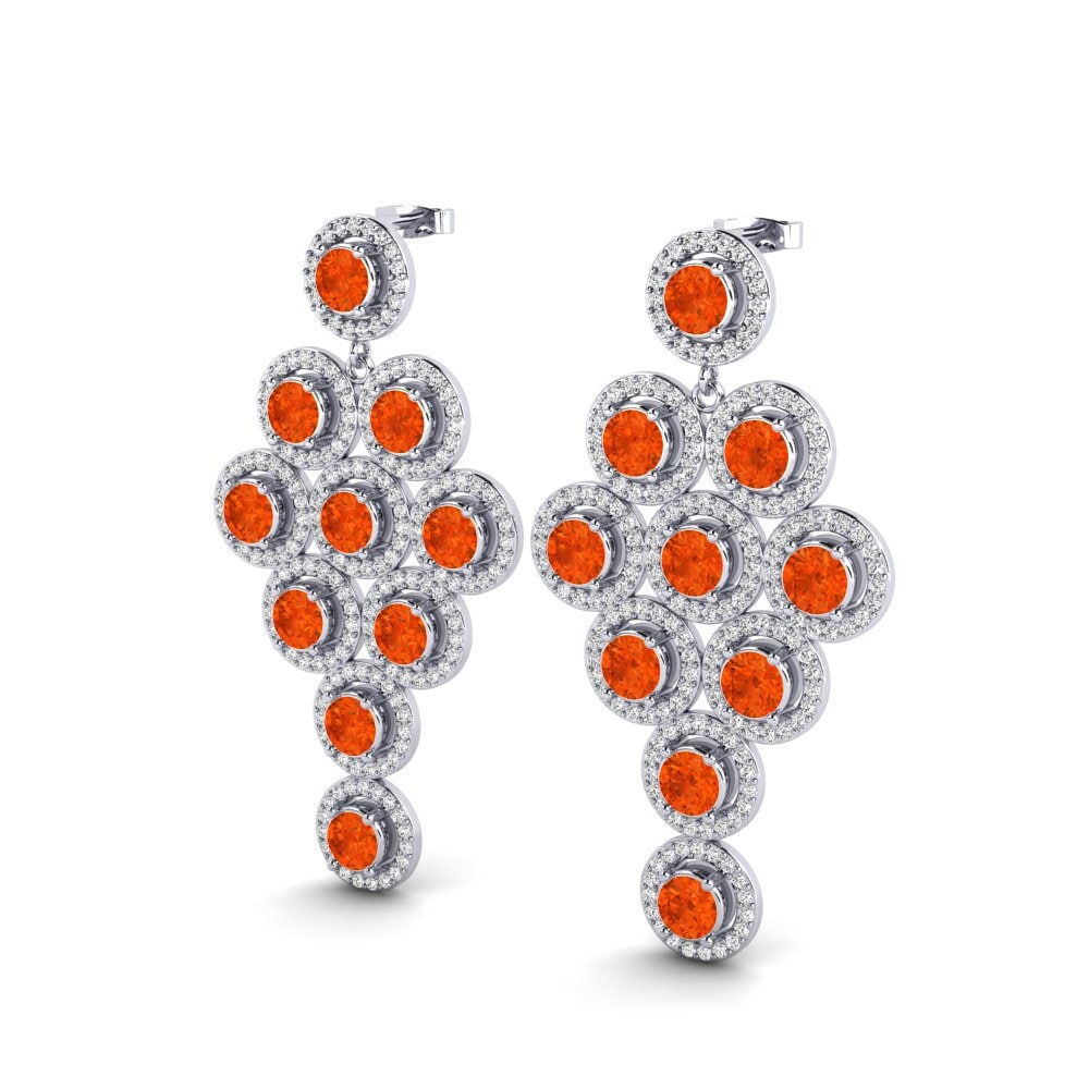 Fire-Opal Women's Earring Shavon