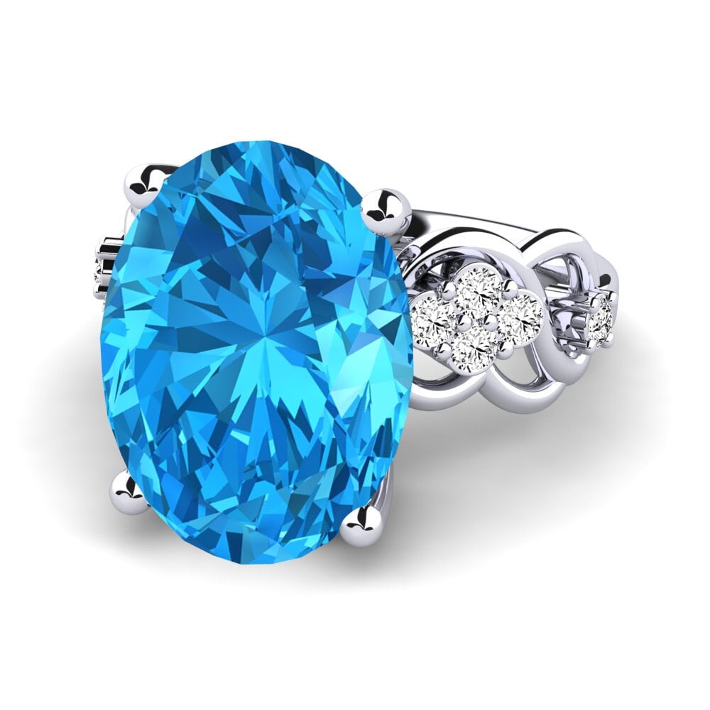 Blue Topaz Ring Shea