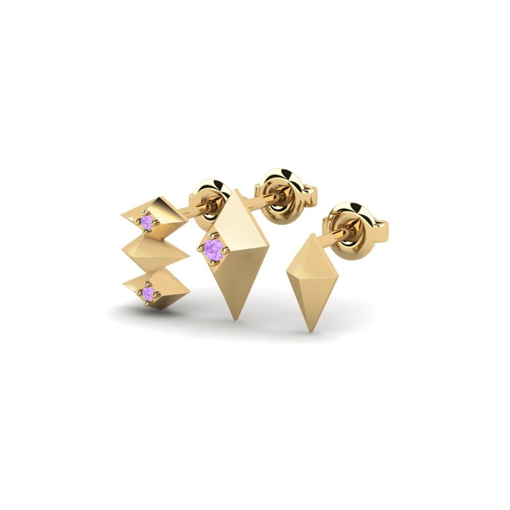อเมทิสต์ Women's ต่างหู Shemanker - SET
