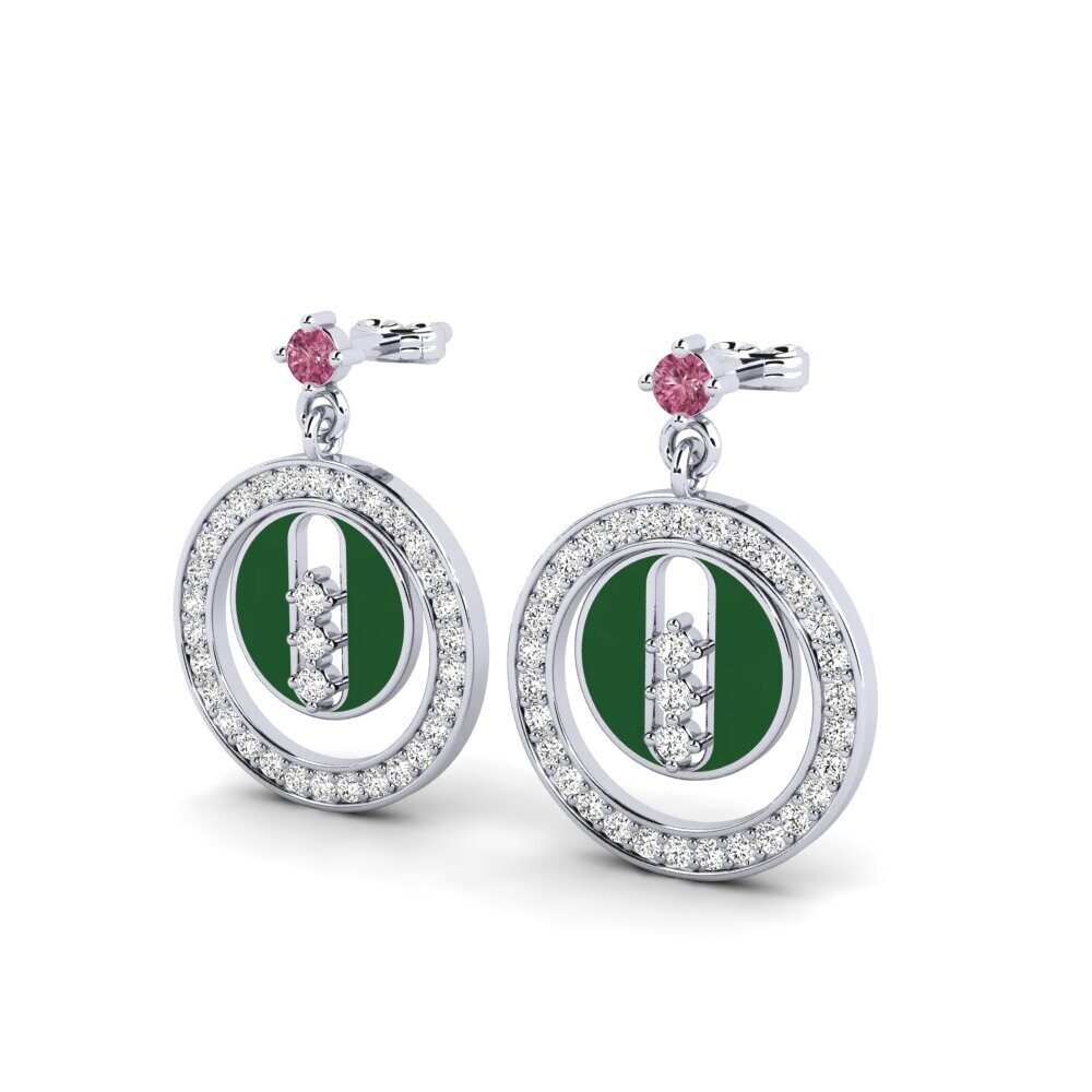 Rhodolite Garnet Women's Earring Sher