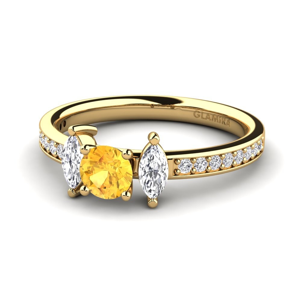 Citrine Engagement Ring Sherona
