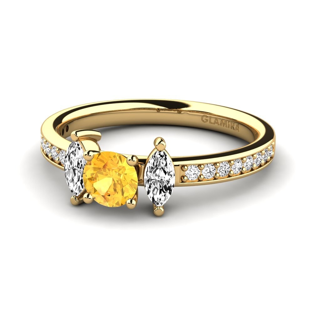 Citrine Engagement Ring Sherona
