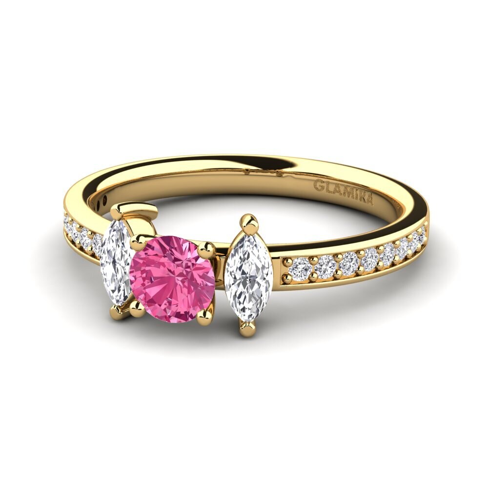 Pink Tourmaline Engagement Ring Sherona