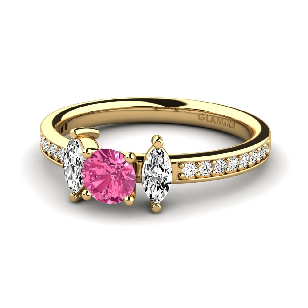 Pink Tourmaline Engagement Ring Sherona