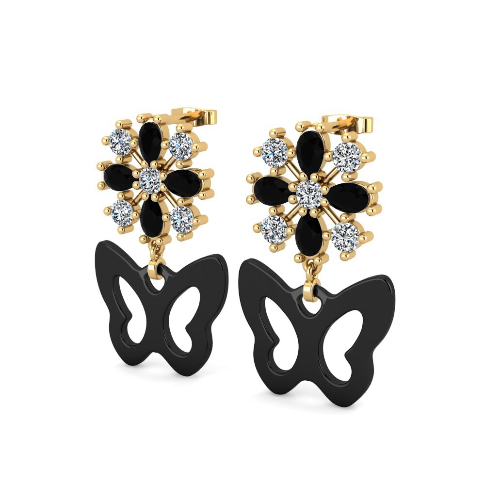 Black Sapphire Women's Earring Sheybe