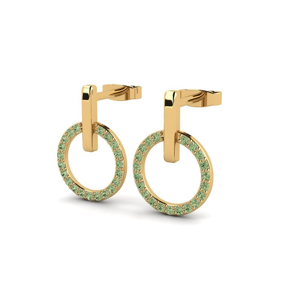 Green Diamond Women's Earring Shir