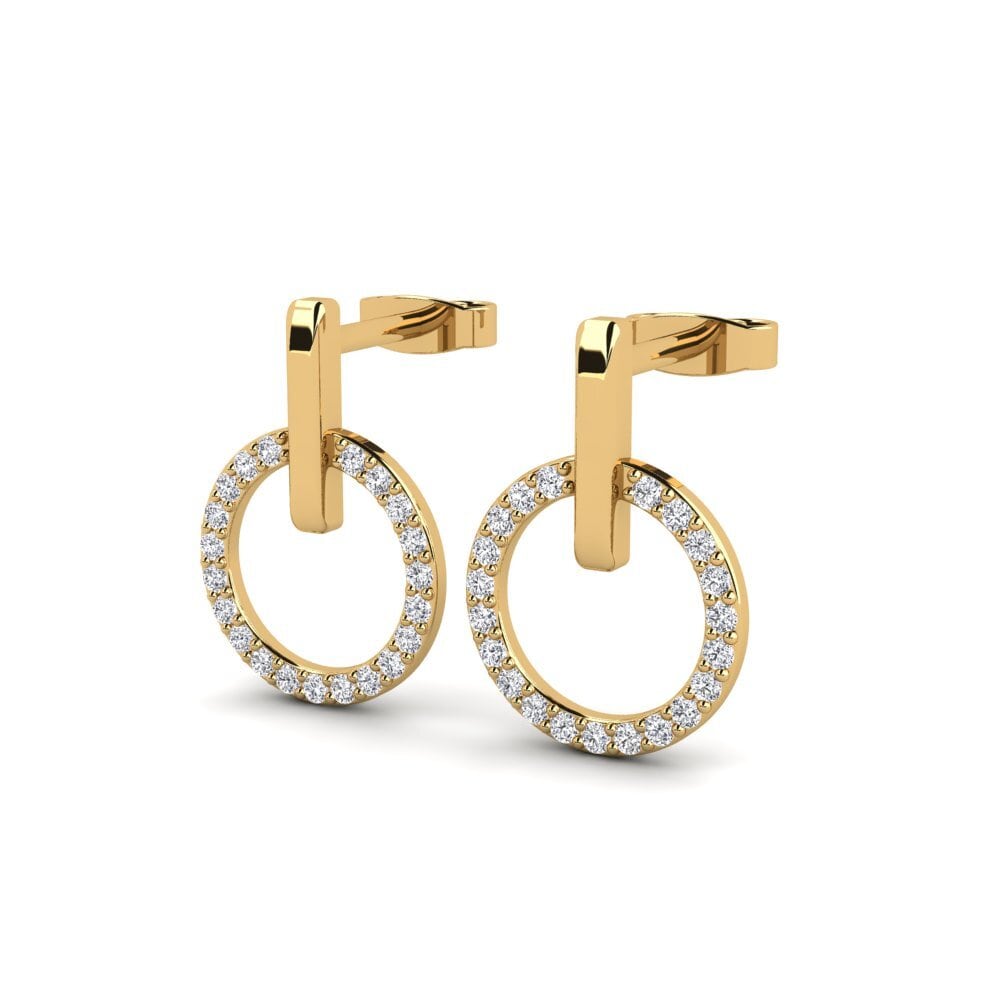 Laboratorium Gekweekte Diamant Dames Oorbellen Shir