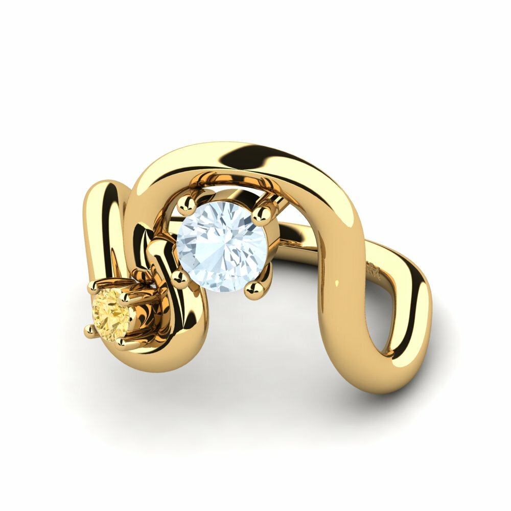 Aguamarina Anillo Shirlette