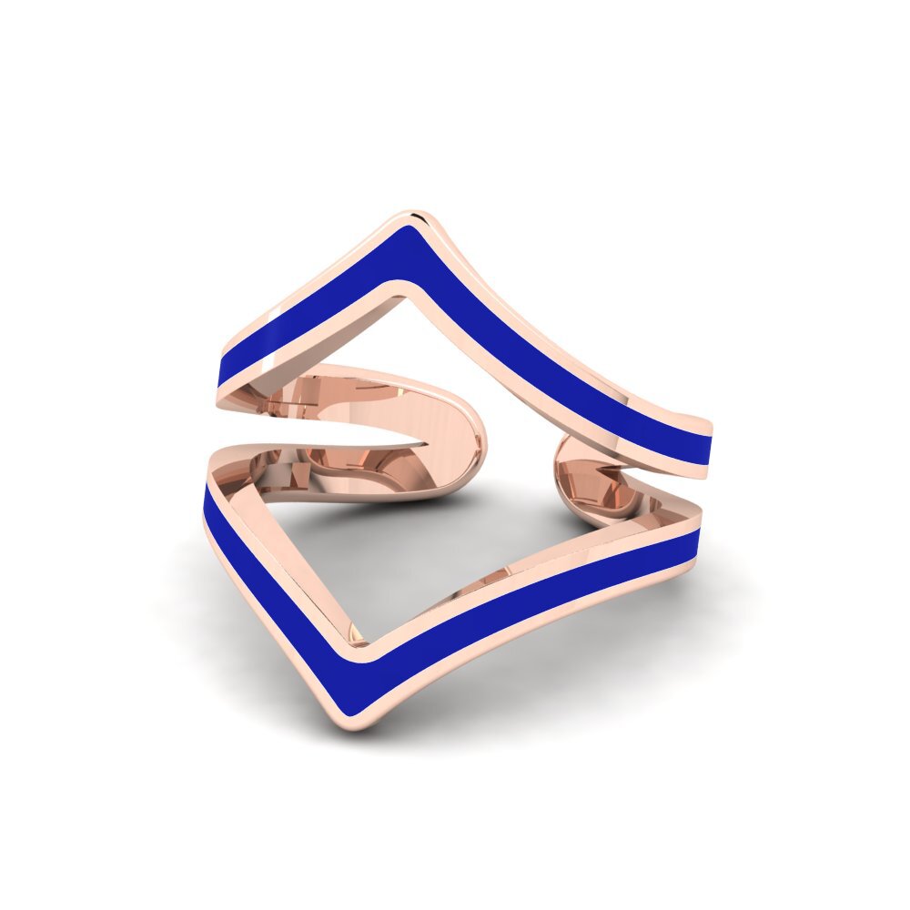 Rotgold 375 Ring Shond