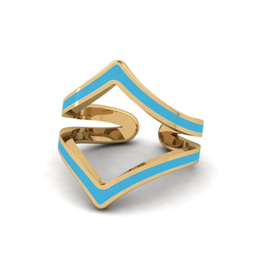 Gelbgold 750 Ring Shond