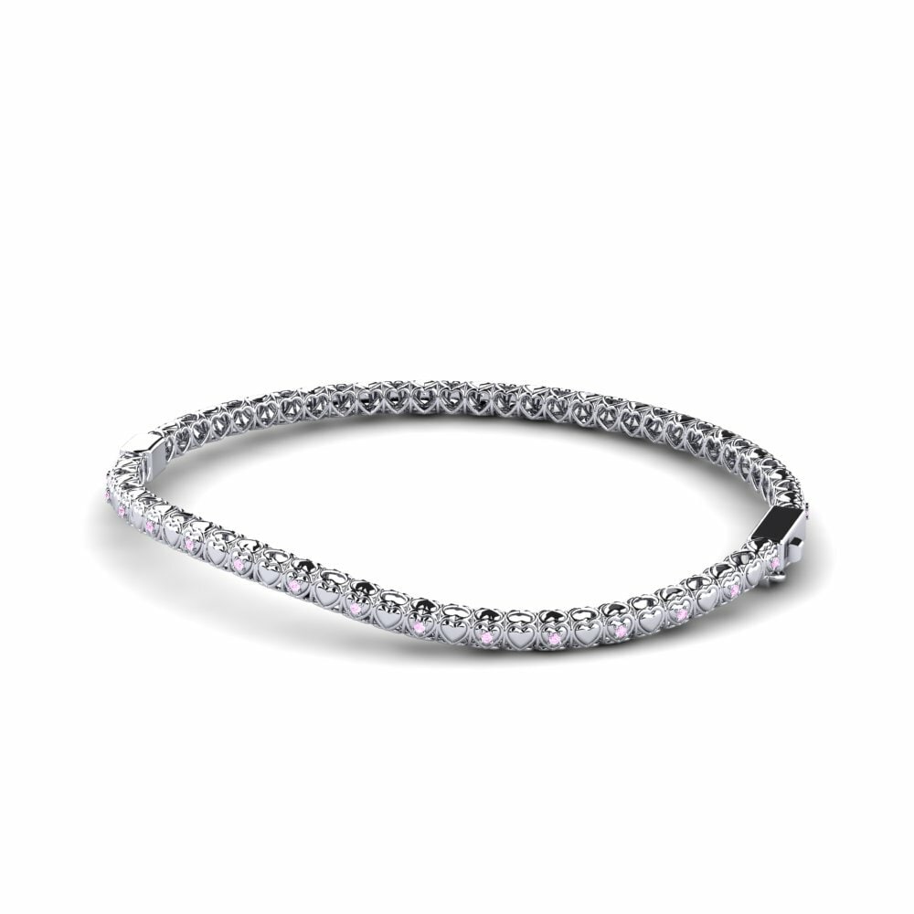 Zafiro Rosado Brazalete de mujer Shondra