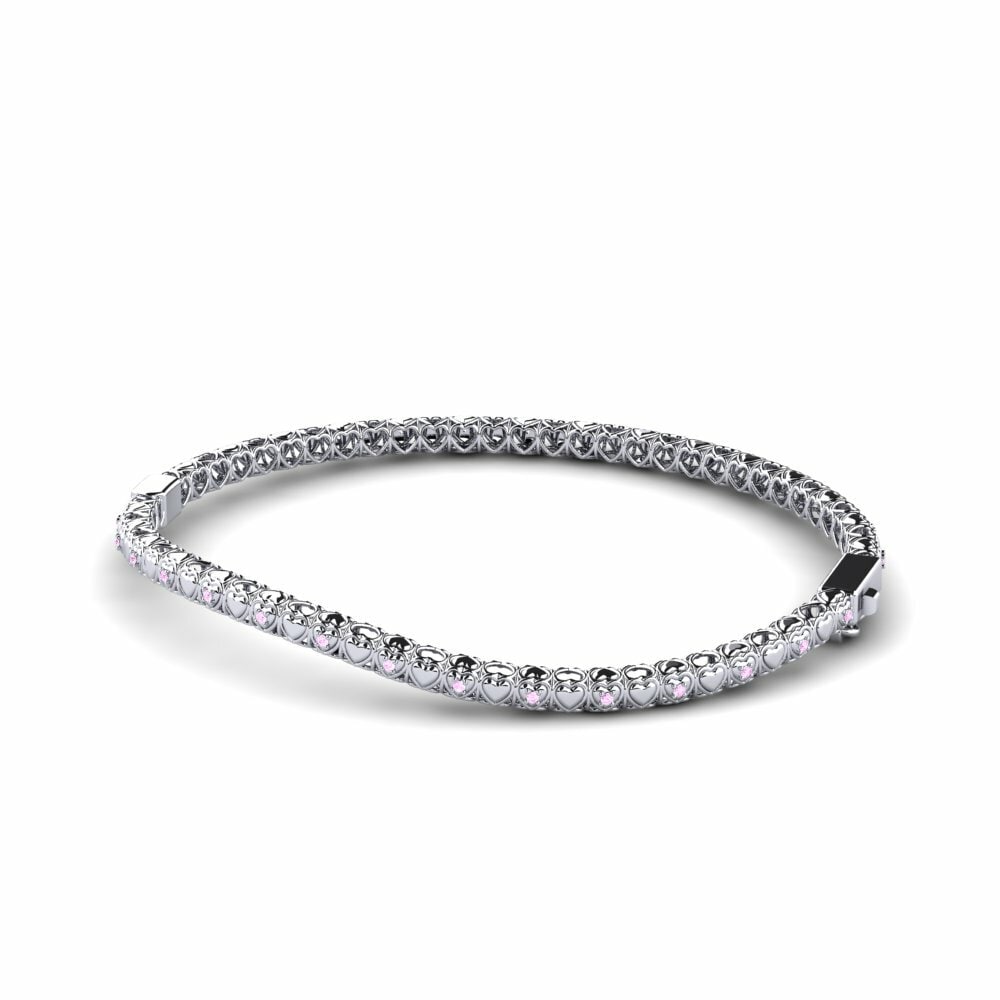 Pink Sapphire Women's Bangle Shondra