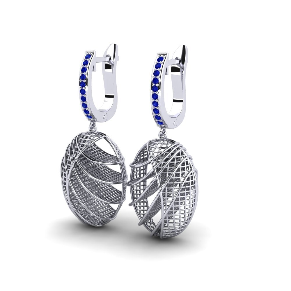 Sapphire Women's Earring Shotgun
