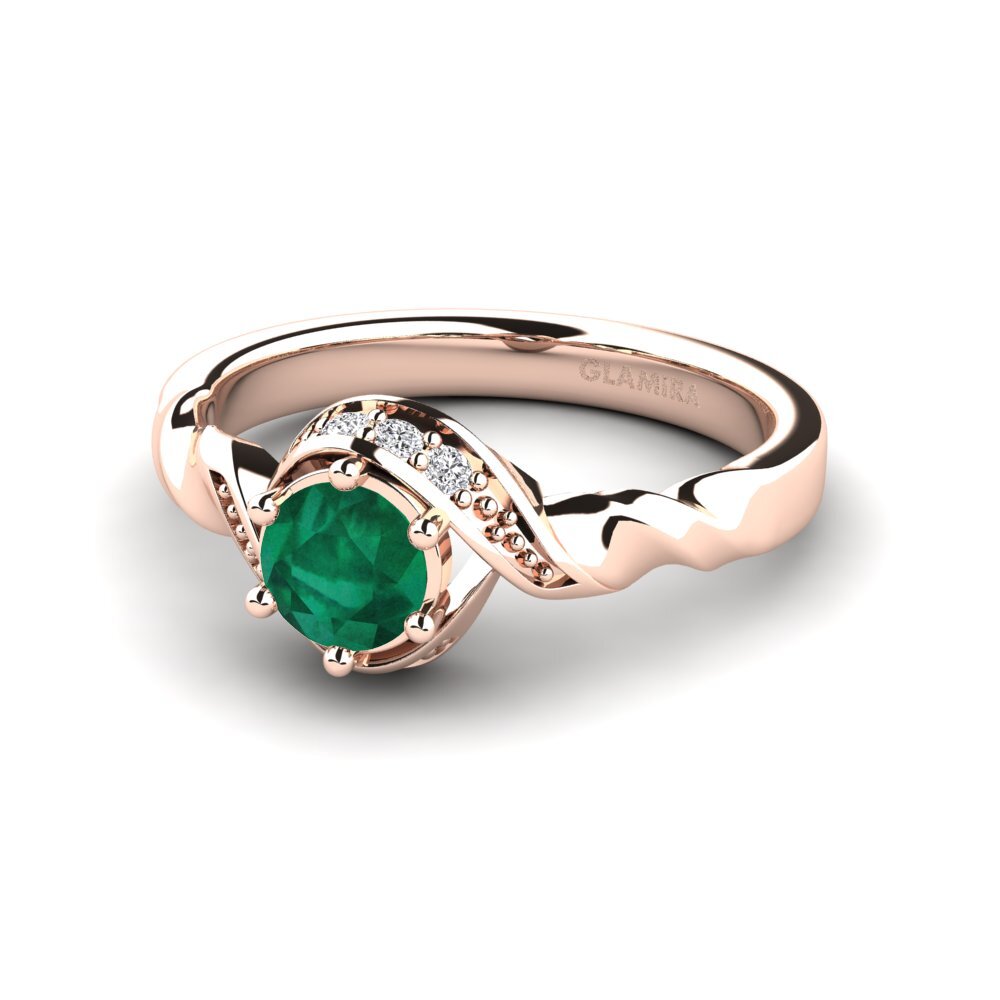 Emerald Engagement Ring Shush