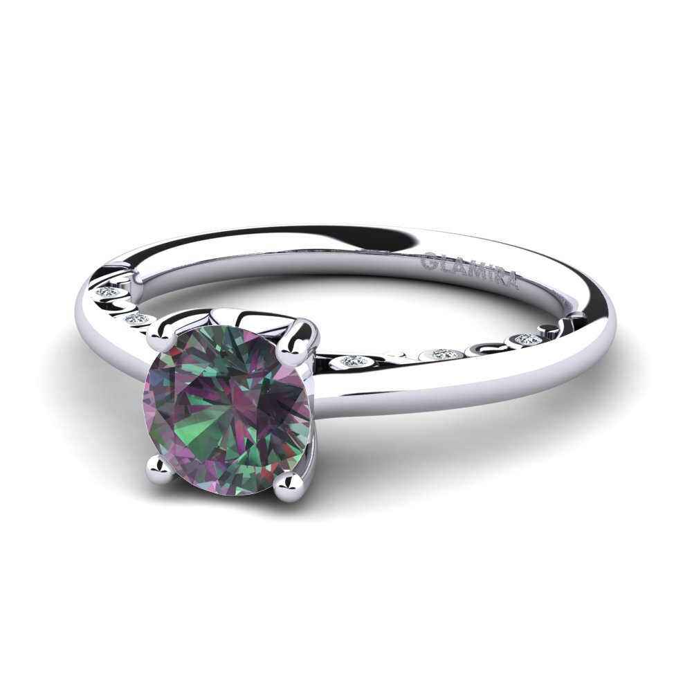 Mystic Topaz Engagement Ring Siargaole