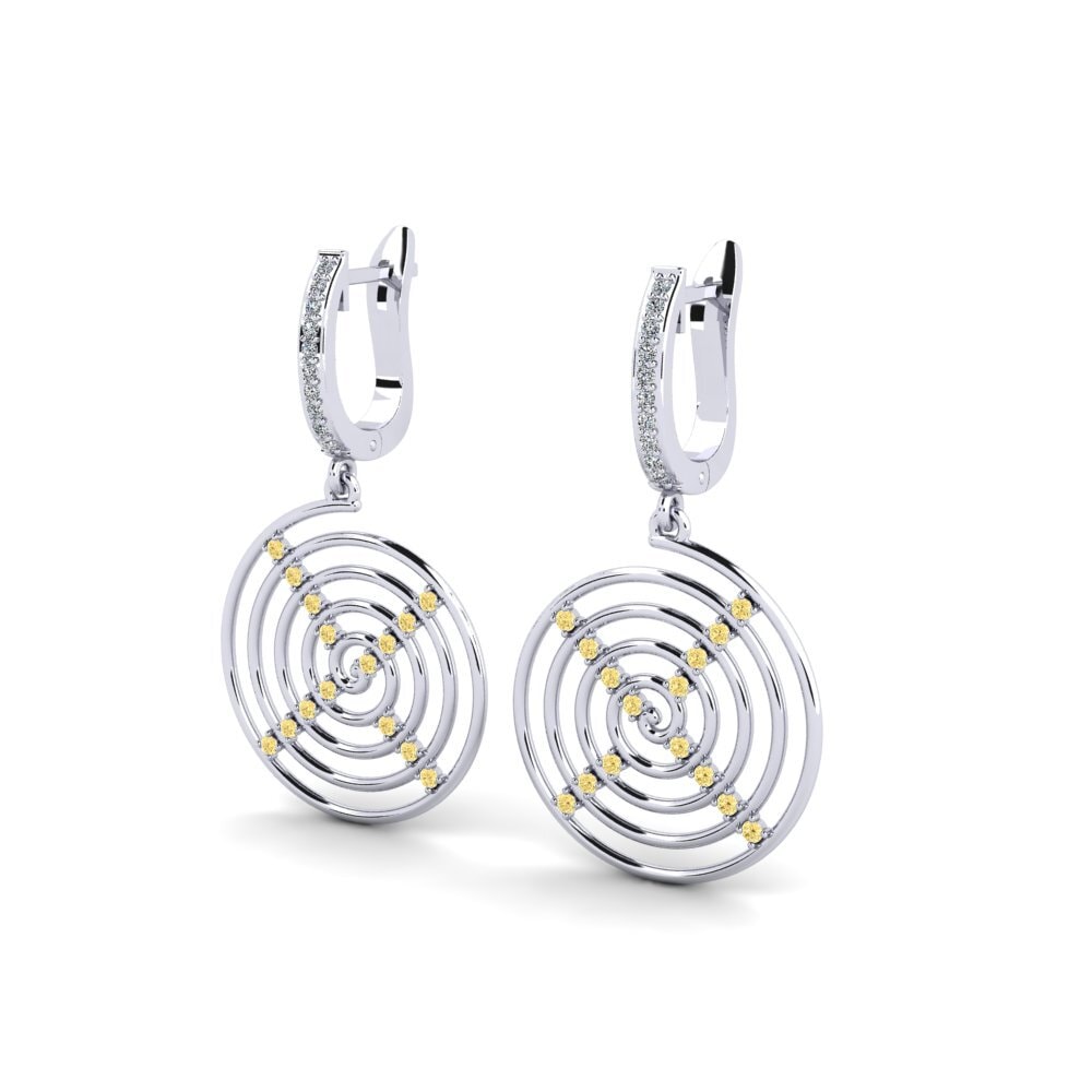 Yellow Diamond Women's Earring Sicurone