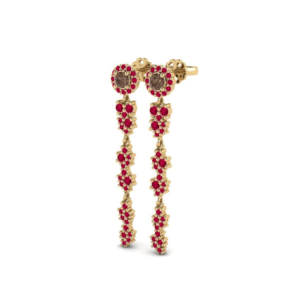 Smoky Quartz SYLVIE Earring Sierabro