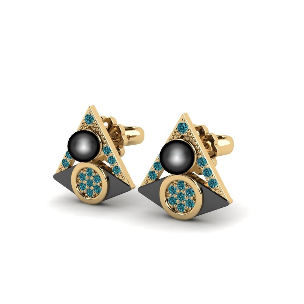 Blue Diamond Women's Earring Sieropositivo