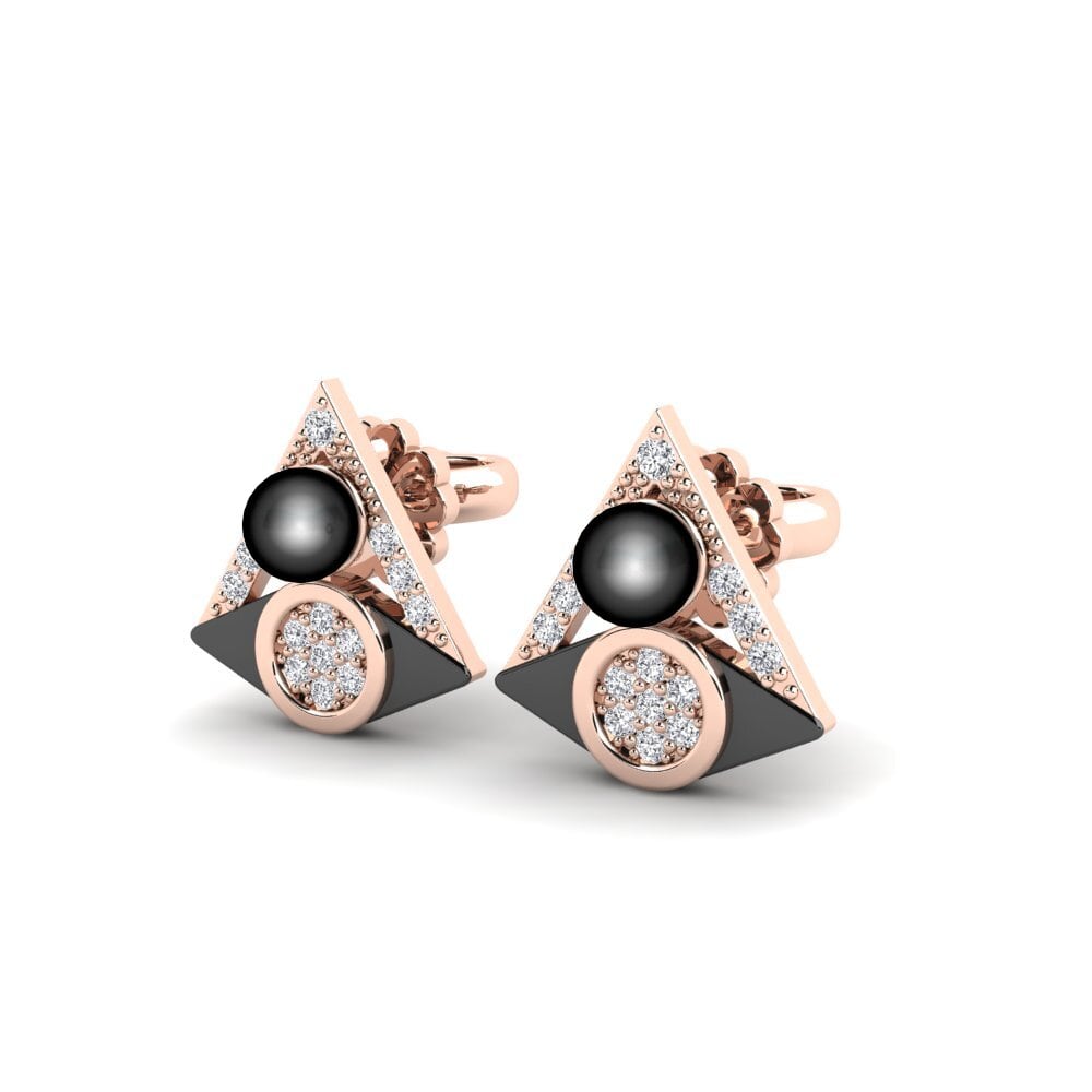 14ct Rose Gold Women's Earring Sieropositivo