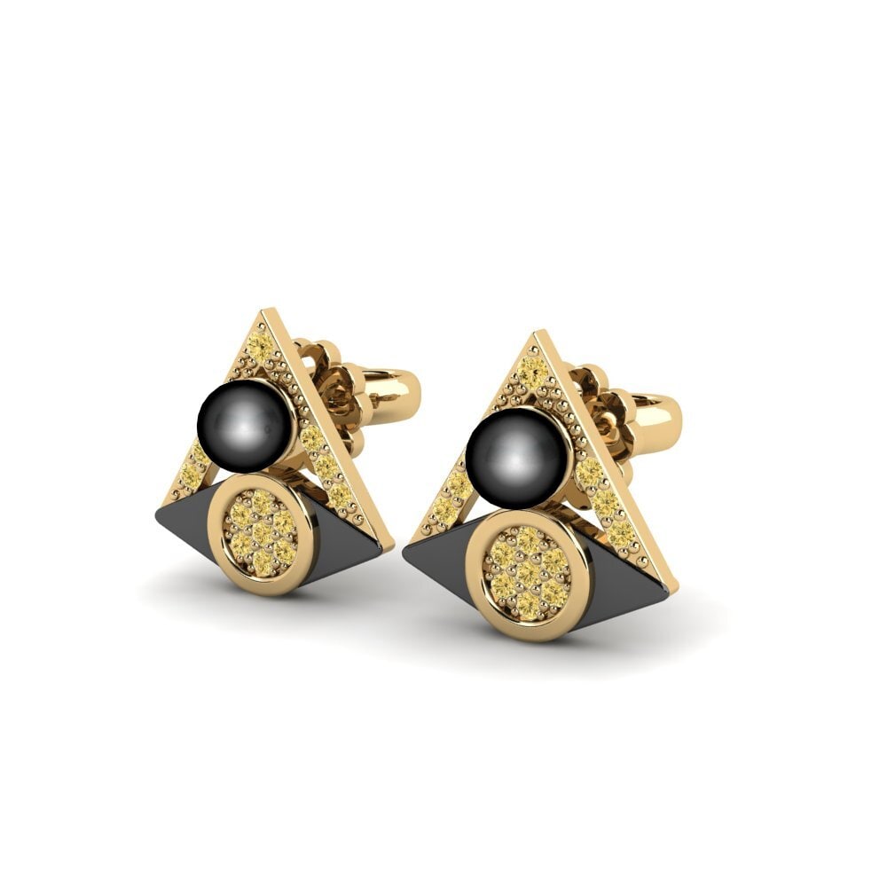 Yellow Diamond Women's Earring Sieropositivo