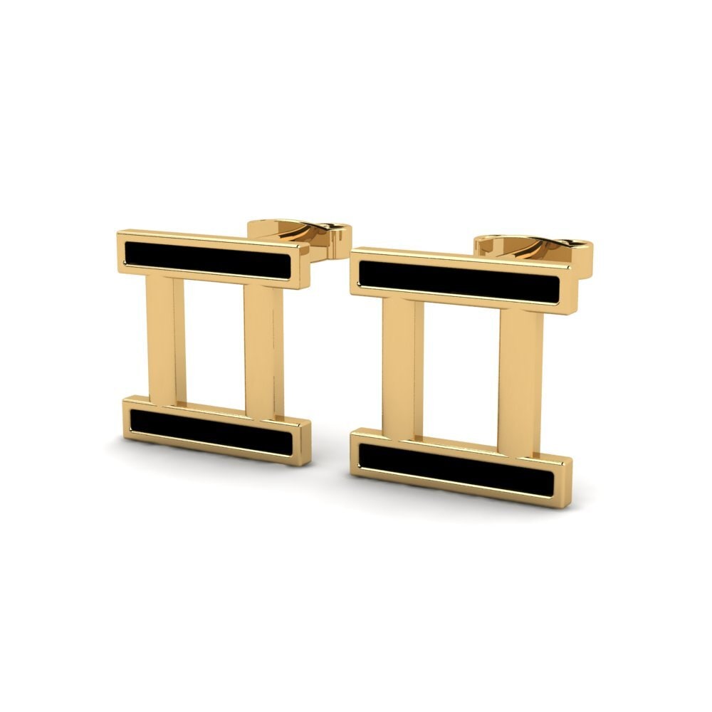 9k Oro Amarillo Pendientes Sigalit