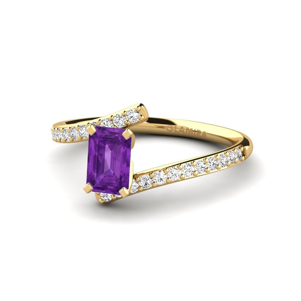 Amatista Anillo de compromiso Simex